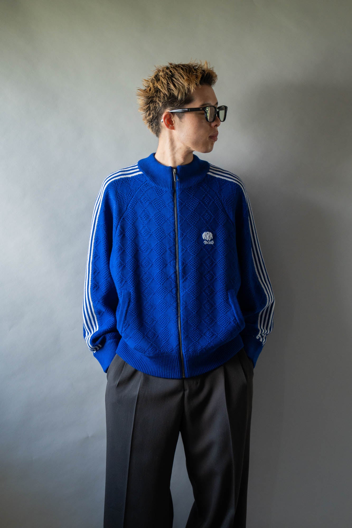 KNITTED TRAINING JACKET