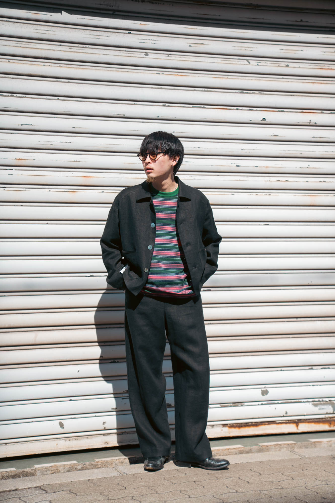 FLLOWER SAK LINEN JACKET