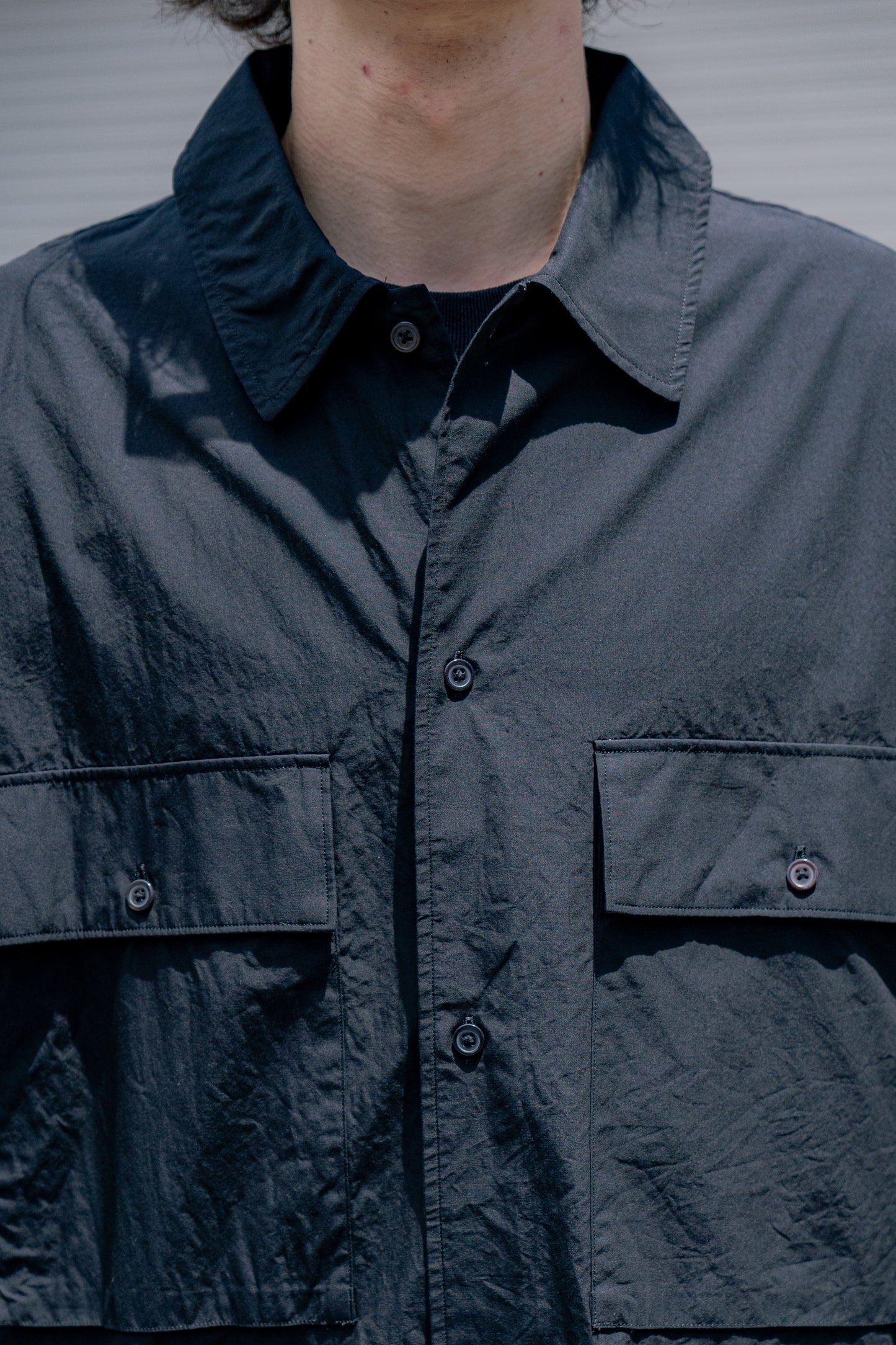 Chambray Military Shirt