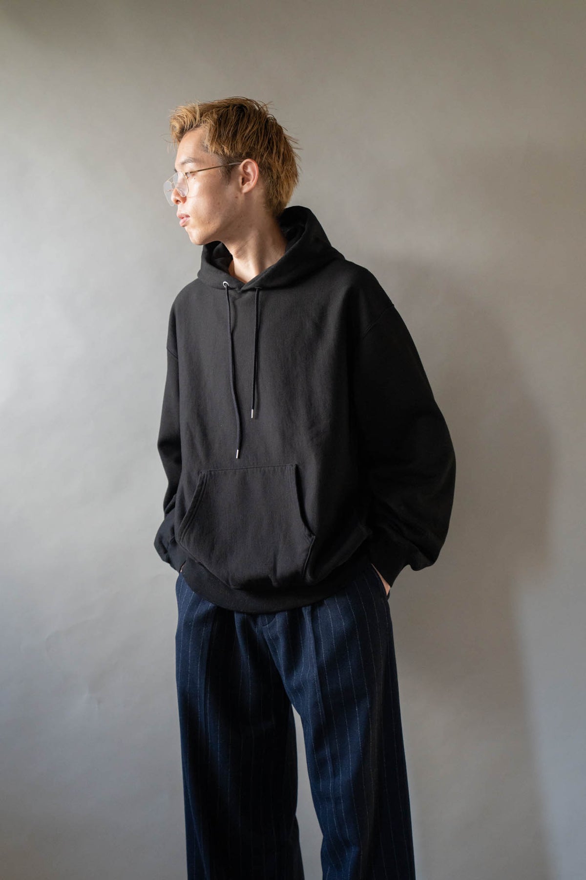 Soft&Hard Sweat Hoodie P/O Wide