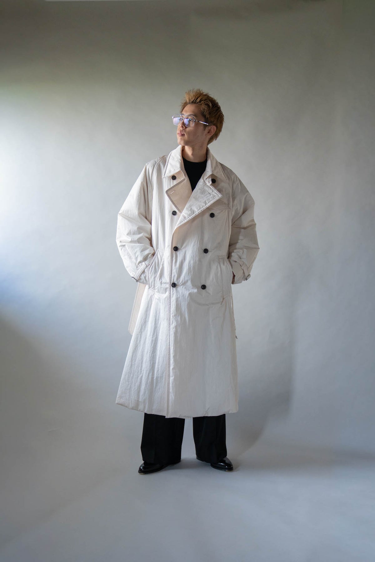 PUFFER TRENCH COAT　