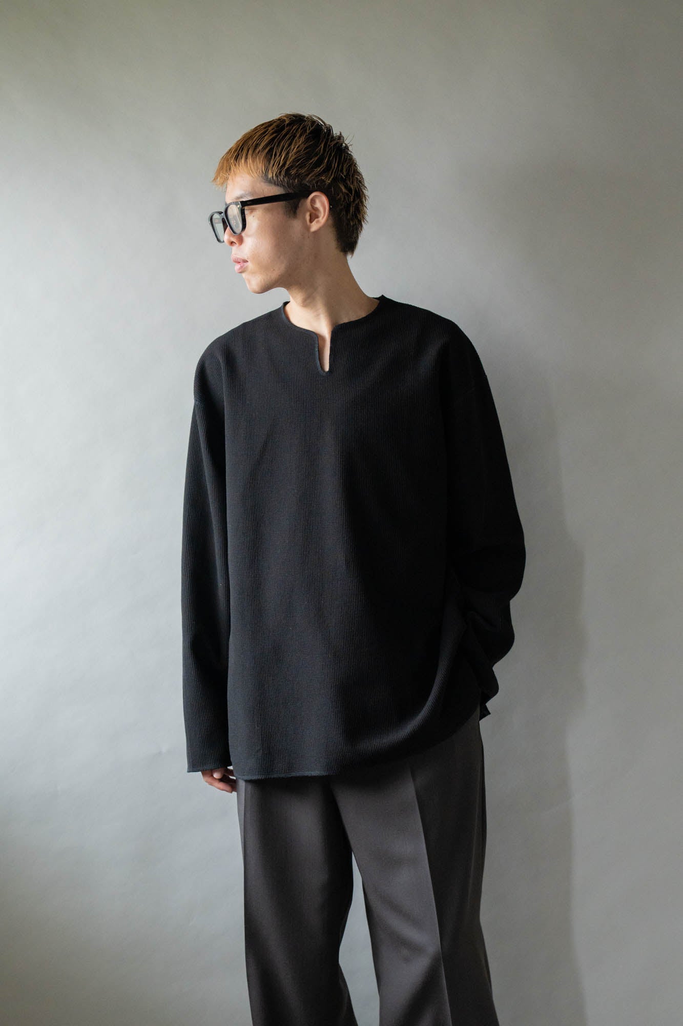 Rough&Smooth Thermal Over-neck L/S
