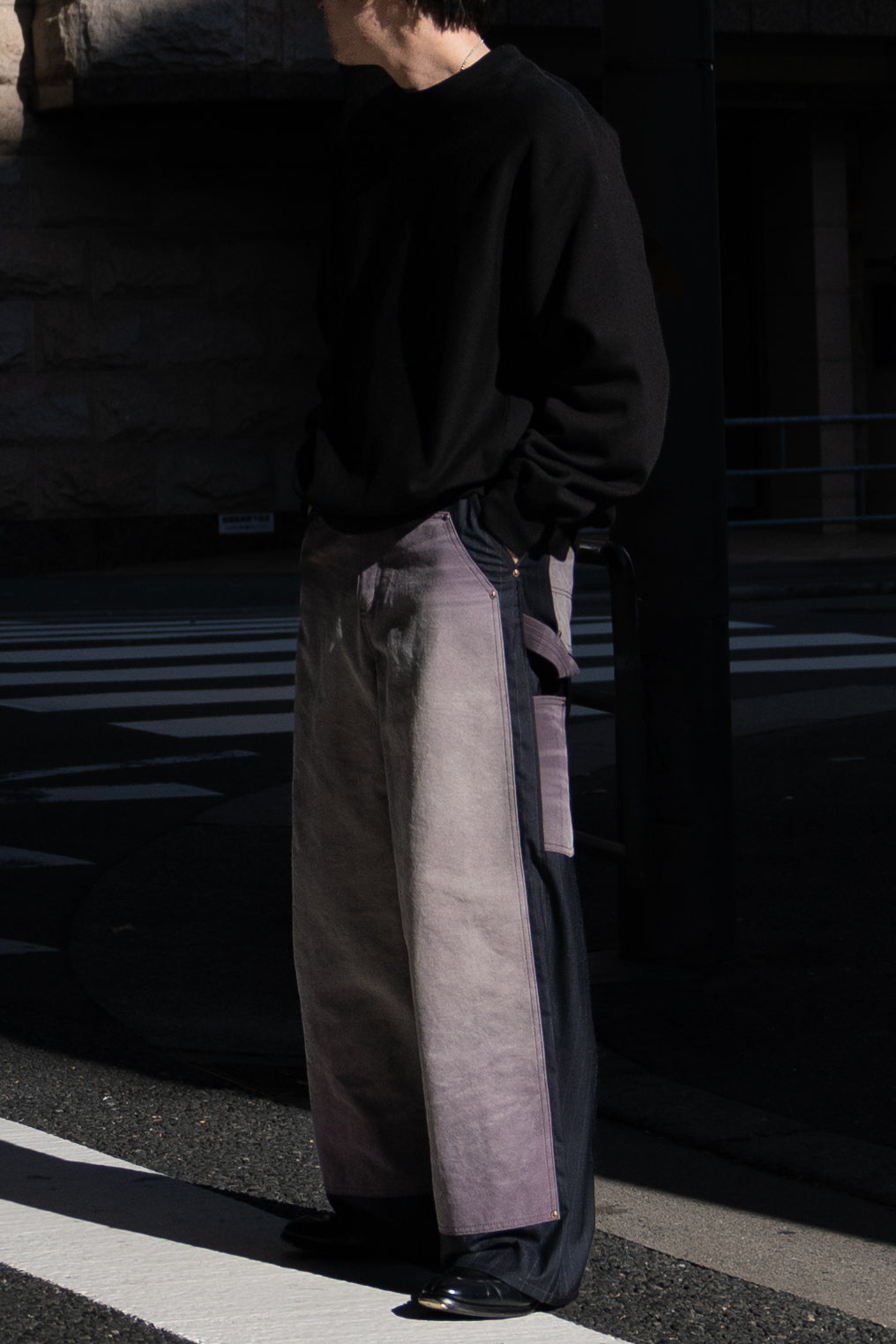 Exclusive Vintage-eﬀect work pants