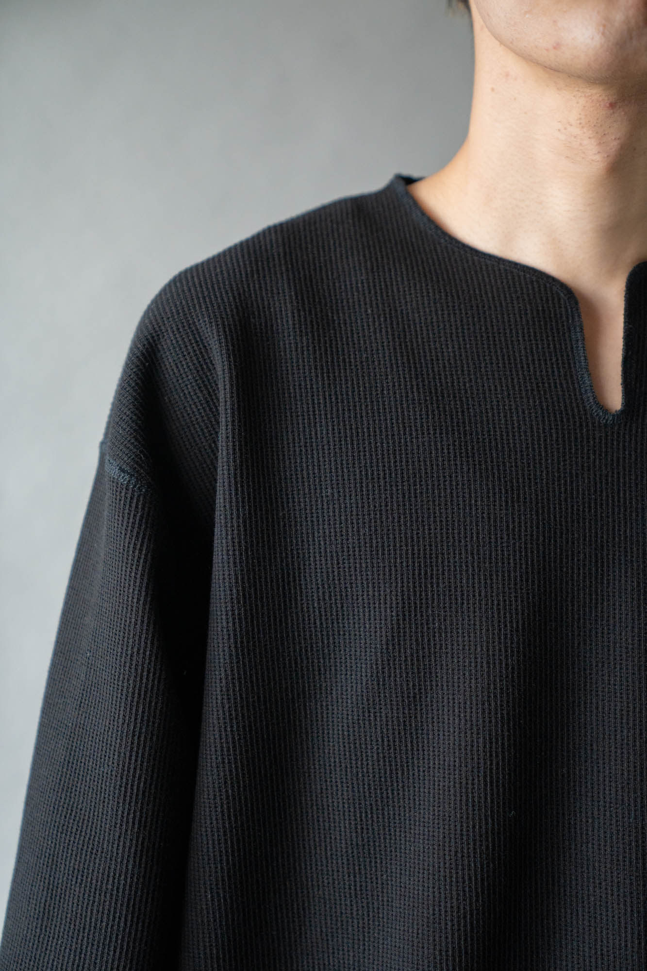 Rough&Smooth Thermal Over-neck L/S