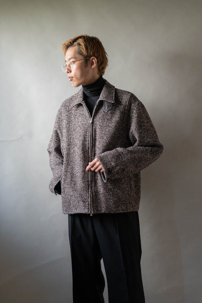 LOOP TWEED SEAM POCKET BLOUSON