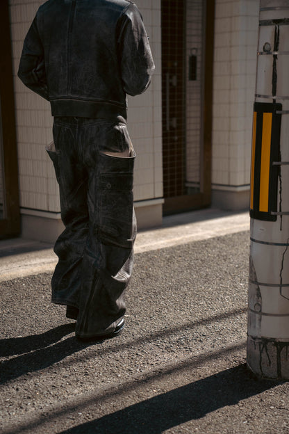 CRACKING COATED BANANA CUTTING PANTS .15