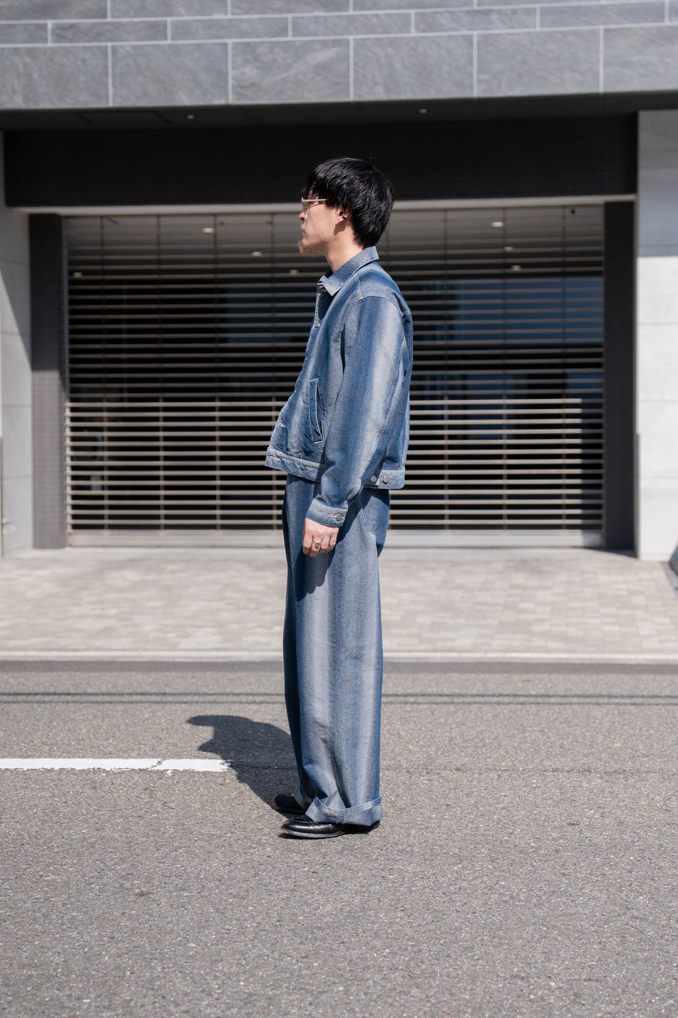 GRADATION DENIM PANTS (BAGGY)