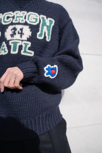 HAND KNITTING SWAETSHIRT