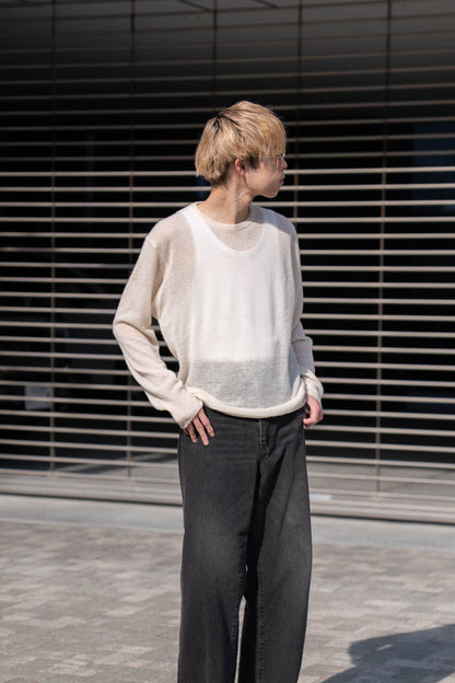 W/AL/NY KNIT CREW NECK LS(ST.1480)