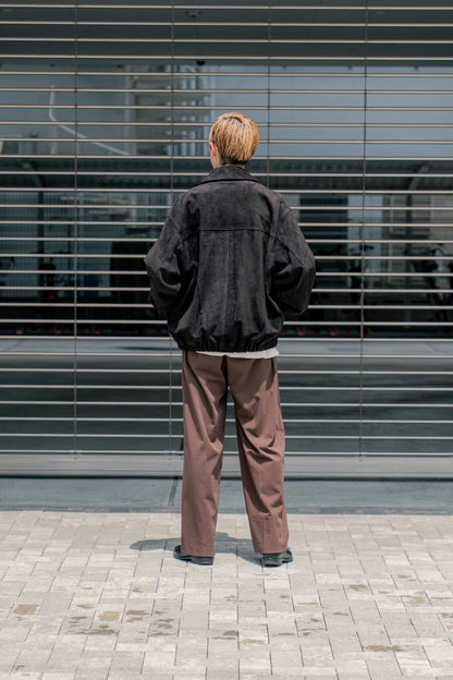 COW SUEDE ZIP SHORT JACKET(ST.1217)