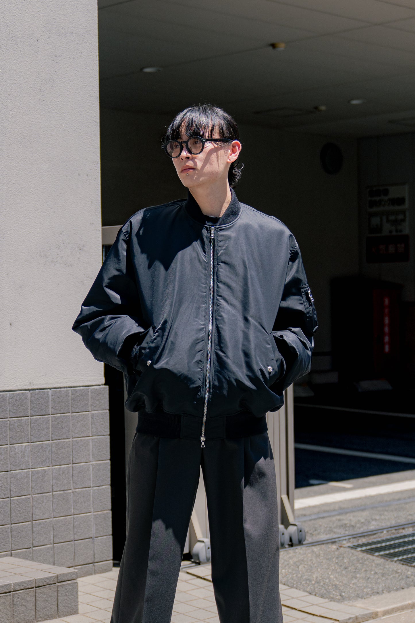 OVERSIZED FLIGHT JACKET