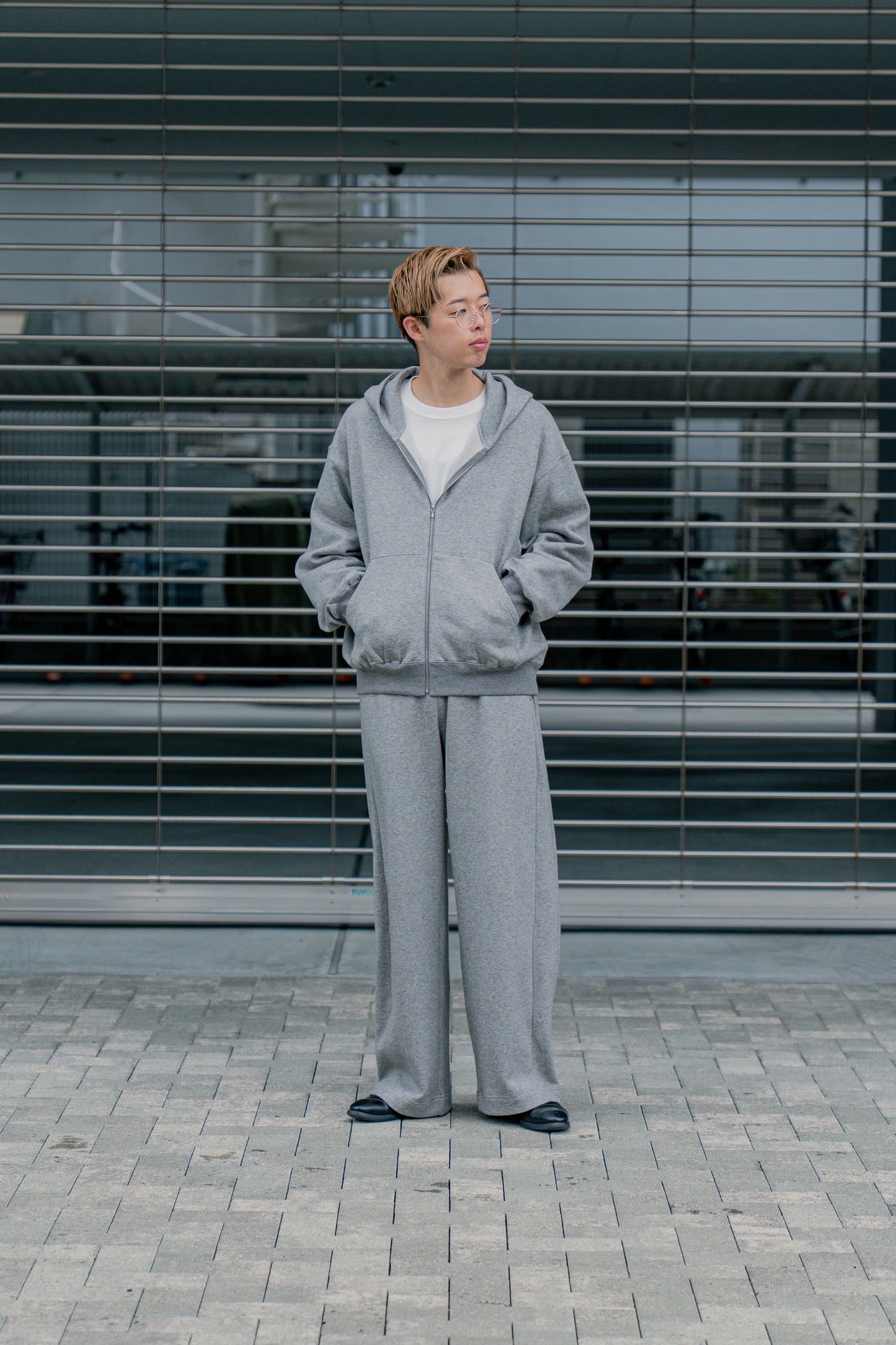 YAK/COTTON SWEAT EASY TROUSERS(ST.1288)