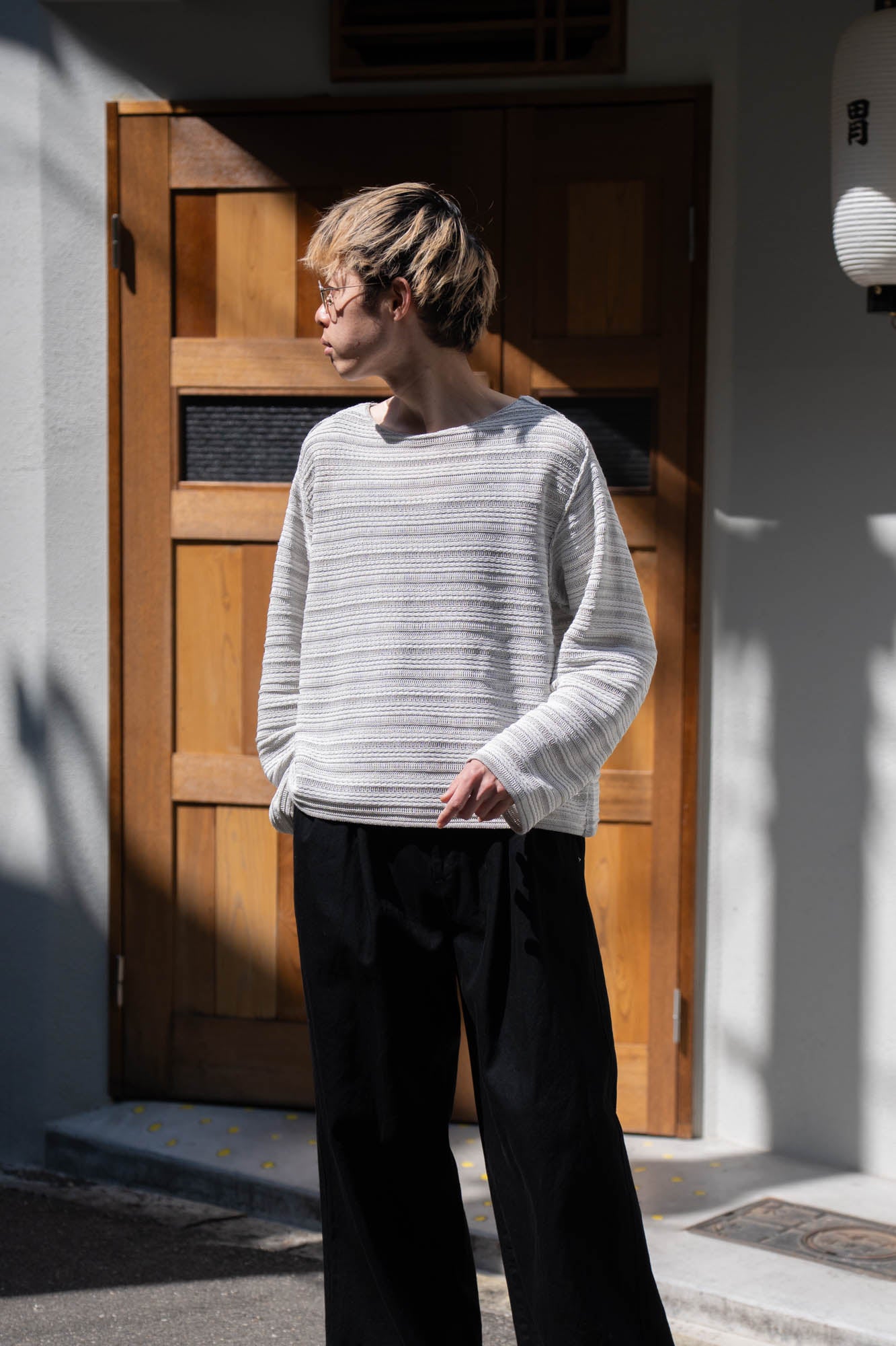 LACE KNITTING PULLOVER