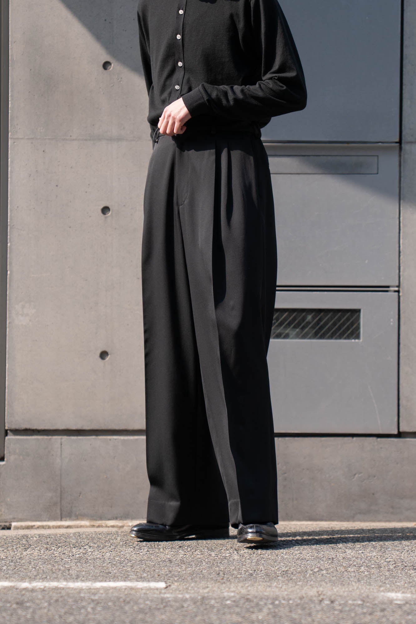 EASY LONG WIDE TROUSERS(ST.1430) | スラックス ssstein(シュタイン EASY LONG WIDE TROUSERS(ST.1430) | スラックス ssstein(シュタイン