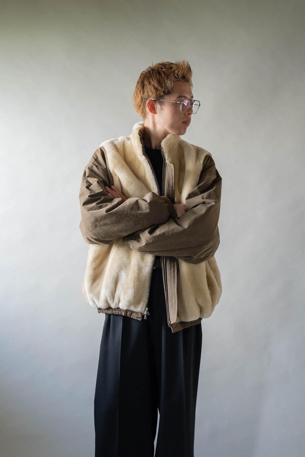 MOUTON INNER REVERSIBLE PADDED JACKET(ST.1556)