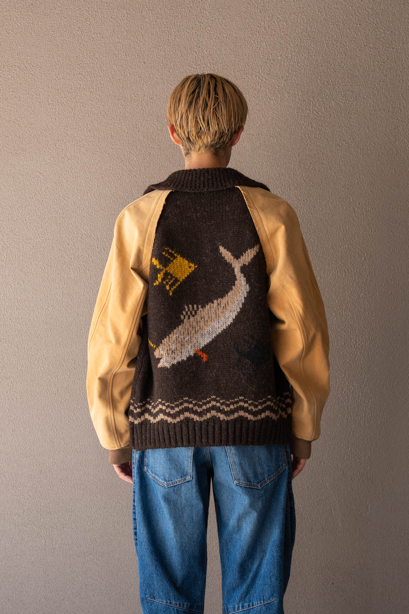 Combination cowichan sweater