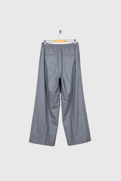 WOOL FRANNEL EASY TROUSERS