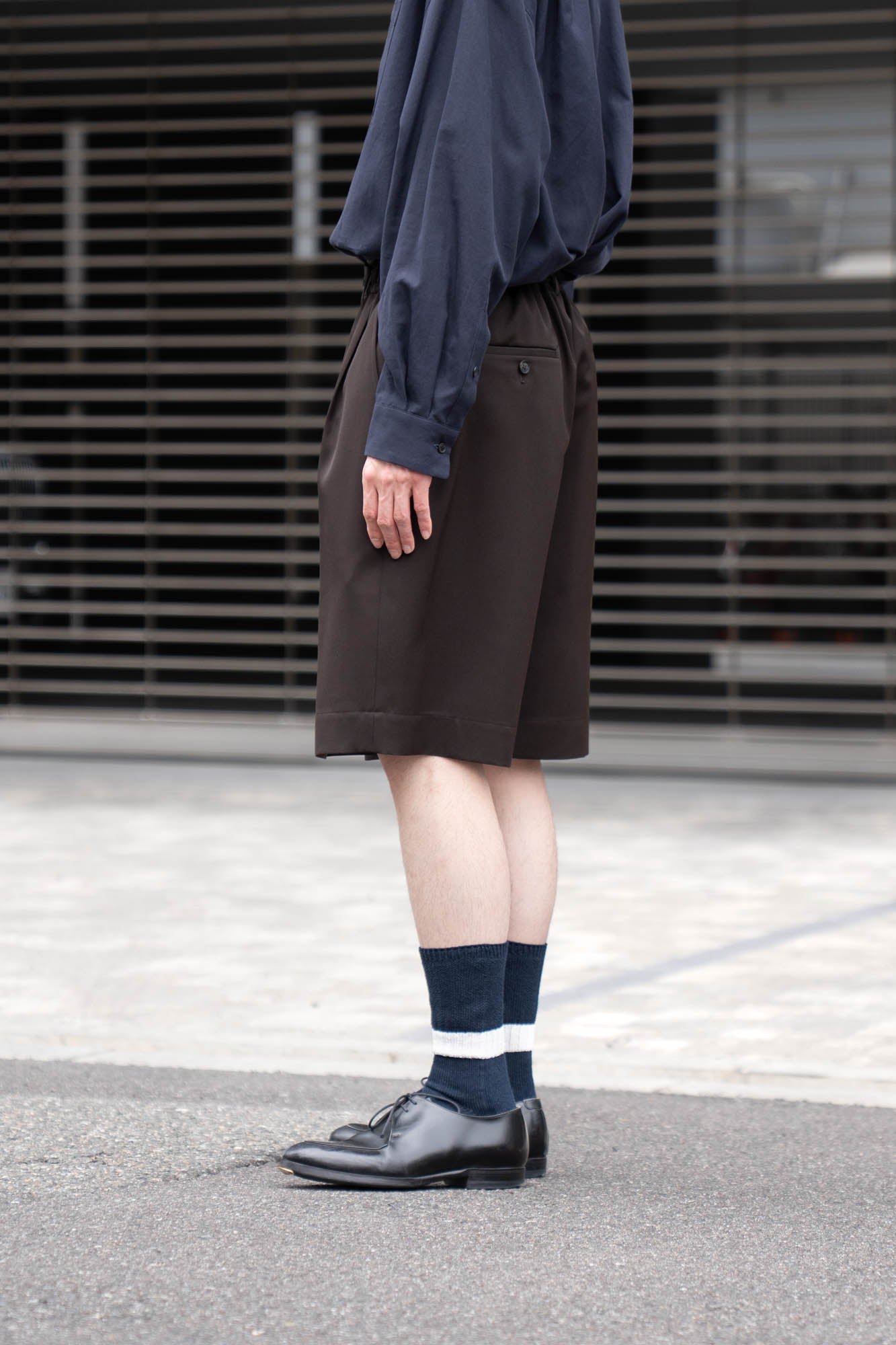 WIDE EASY SHORT TROUSERS(ST.1435)