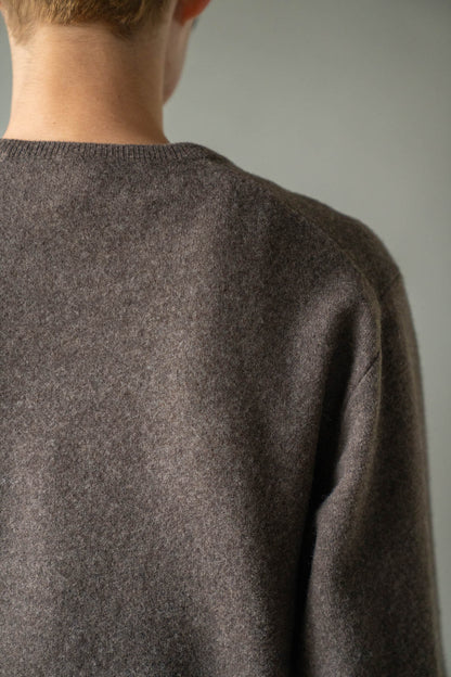 EXTRA FINE WOOL KNIT CREW NECK LS(ST.1634)