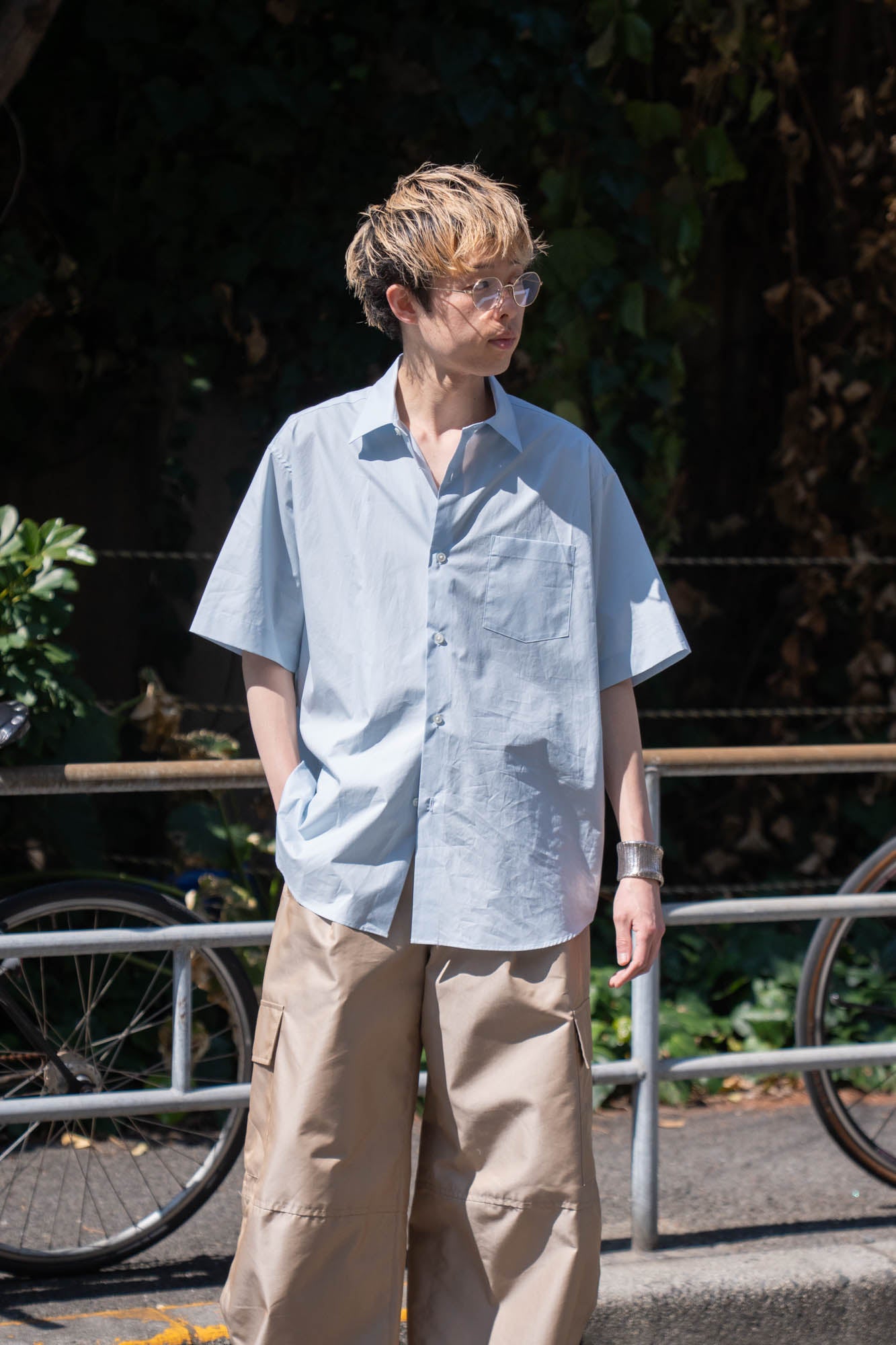 SUVIN COTTON OVERSIZED SS SHIRT(ST.1497)