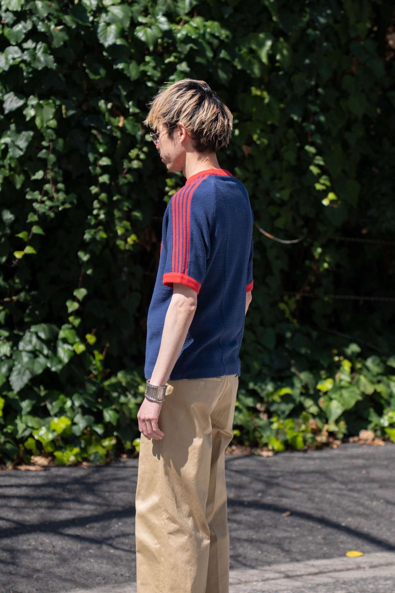 KNITTED TRAINING T-SHIRT