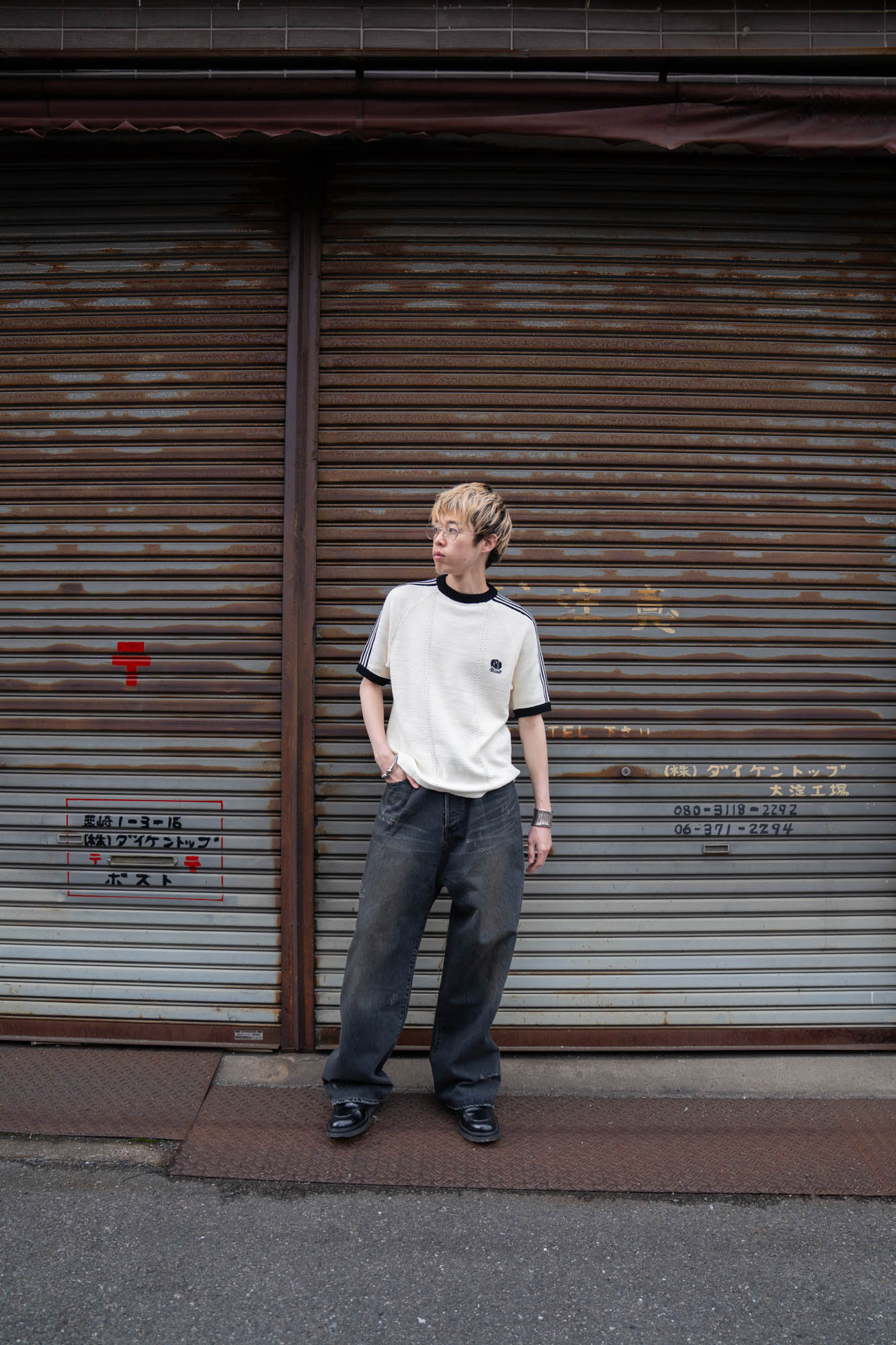 KNITTED TRAINING T-SHIRT