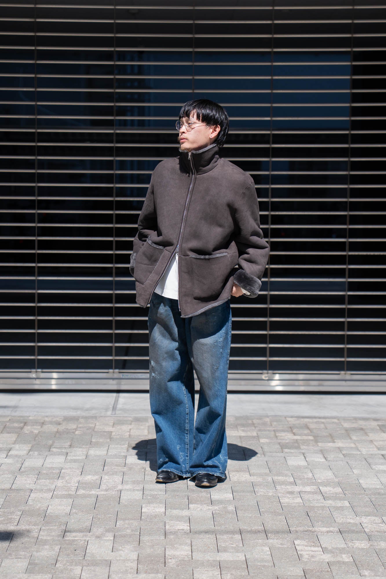 ssstein（シュタイン） 25AW - CUT-OFF MOUTON JACKET(ST.1222