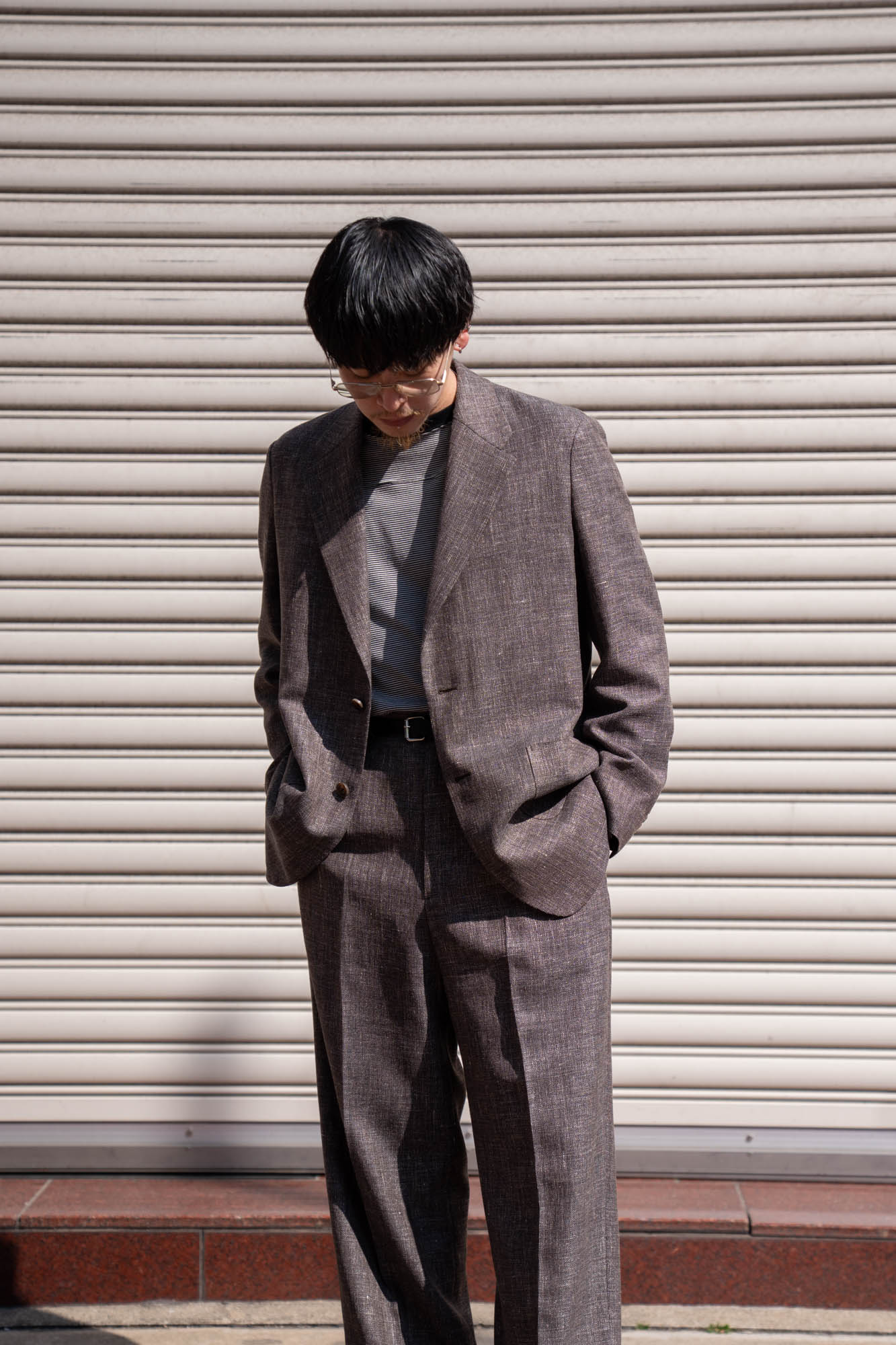 WOOL LINEN 2B JACKET