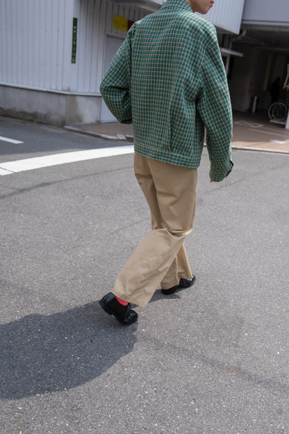 WASHED CHECK JACKET