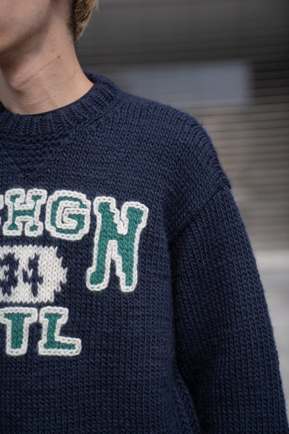 HAND KNITTING SWAETSHIRT