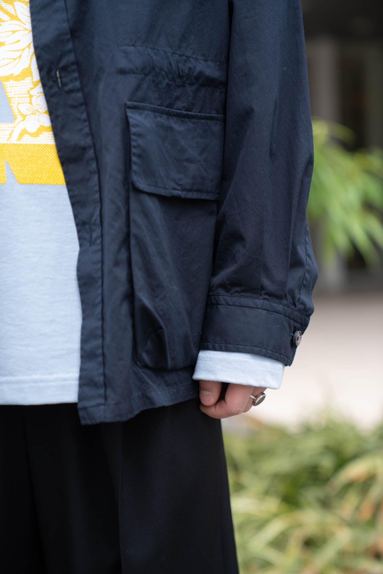 GARMENT DYE SAFARI JACKET