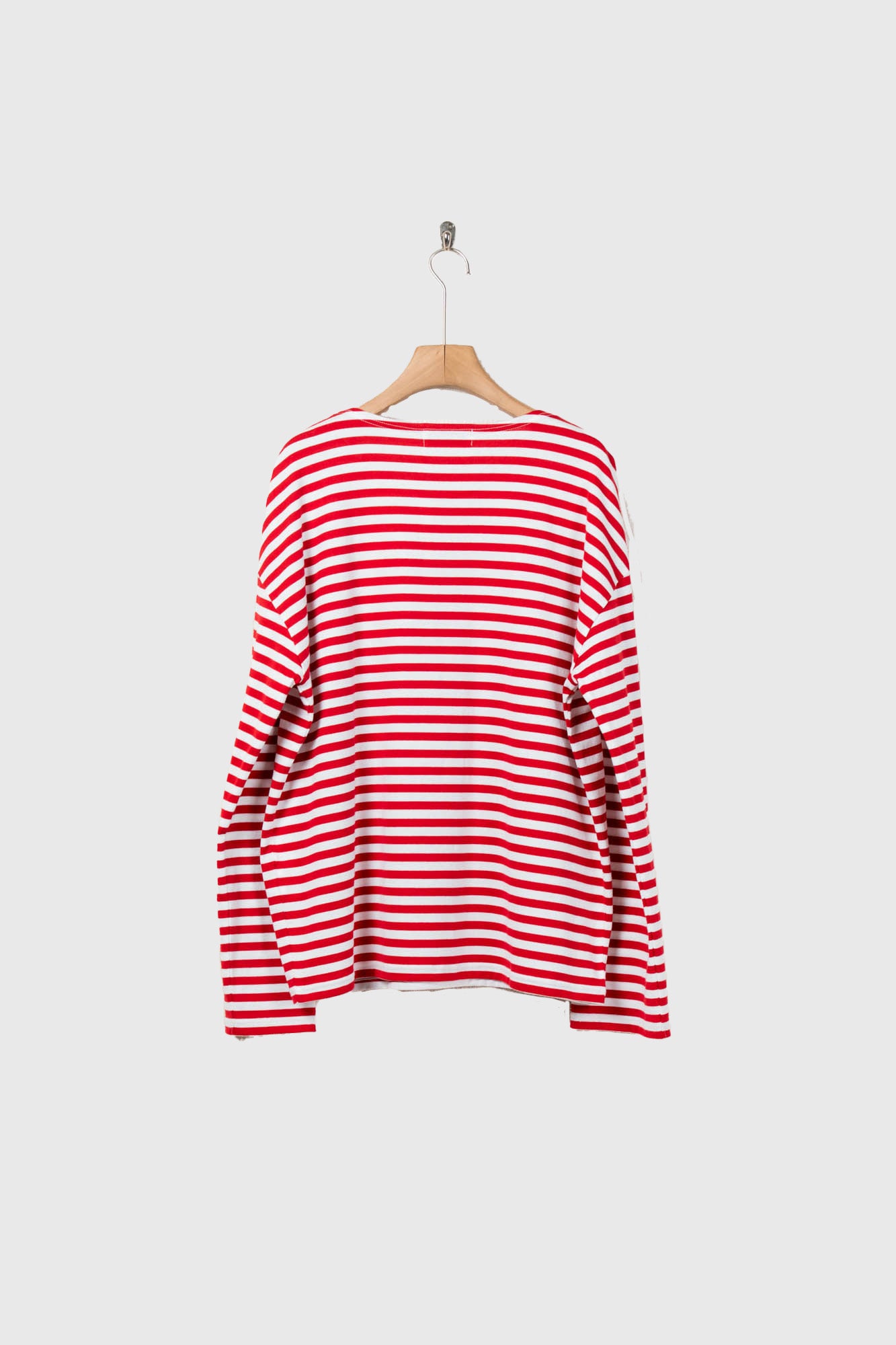 BORDER LONG T SHIRT