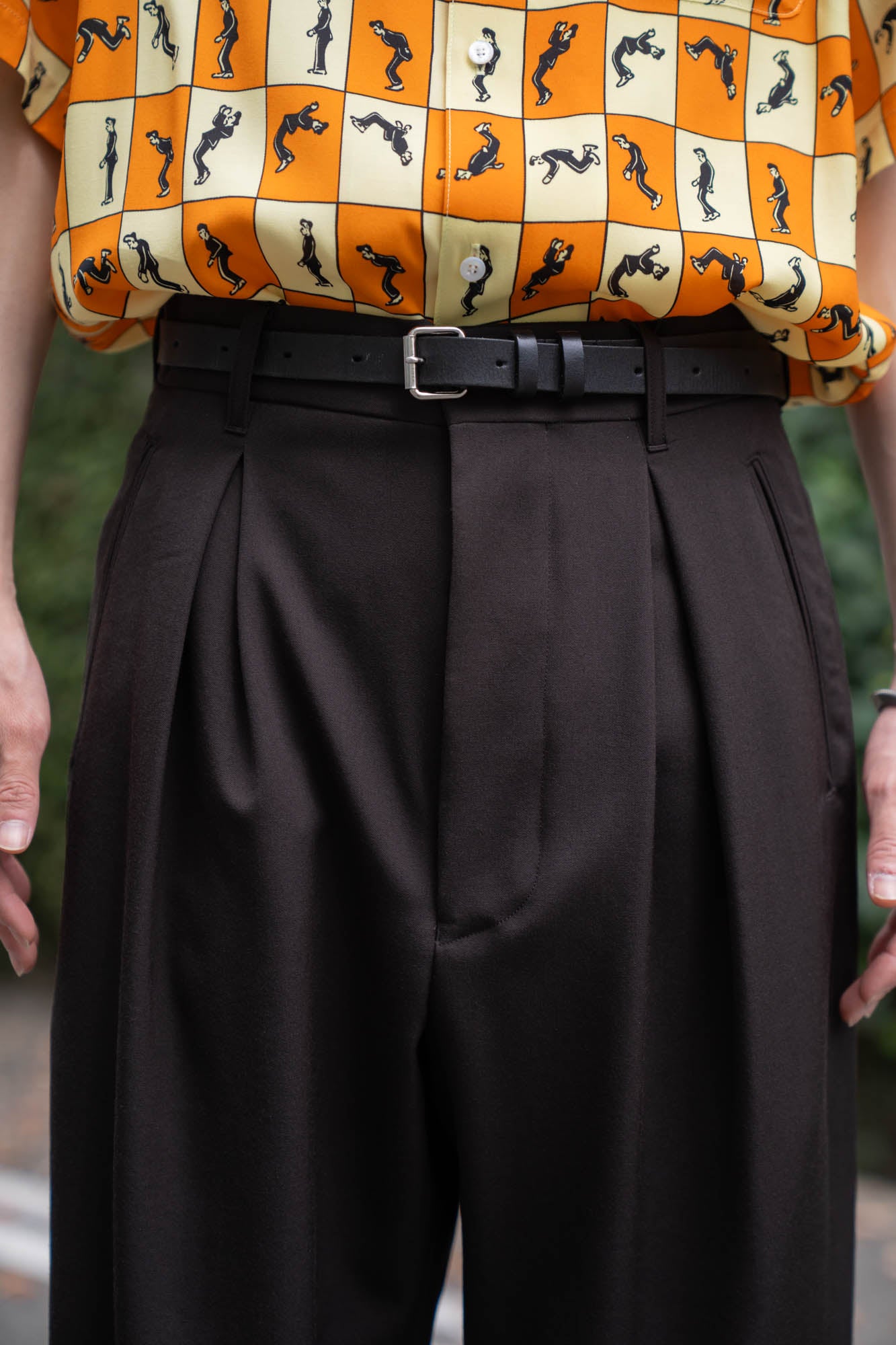 INVERTED PLEATS TROUSER