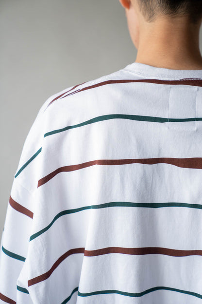 SUPER BIG STRIPE LS TEE