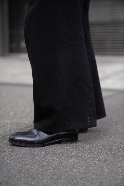 3D TWISTED WIDE LEG JEANS