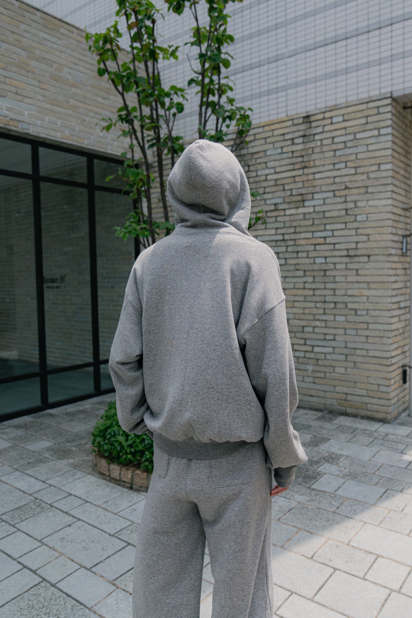 YAK/COTTON SWEAT ZIP HOODY(ST.1287)