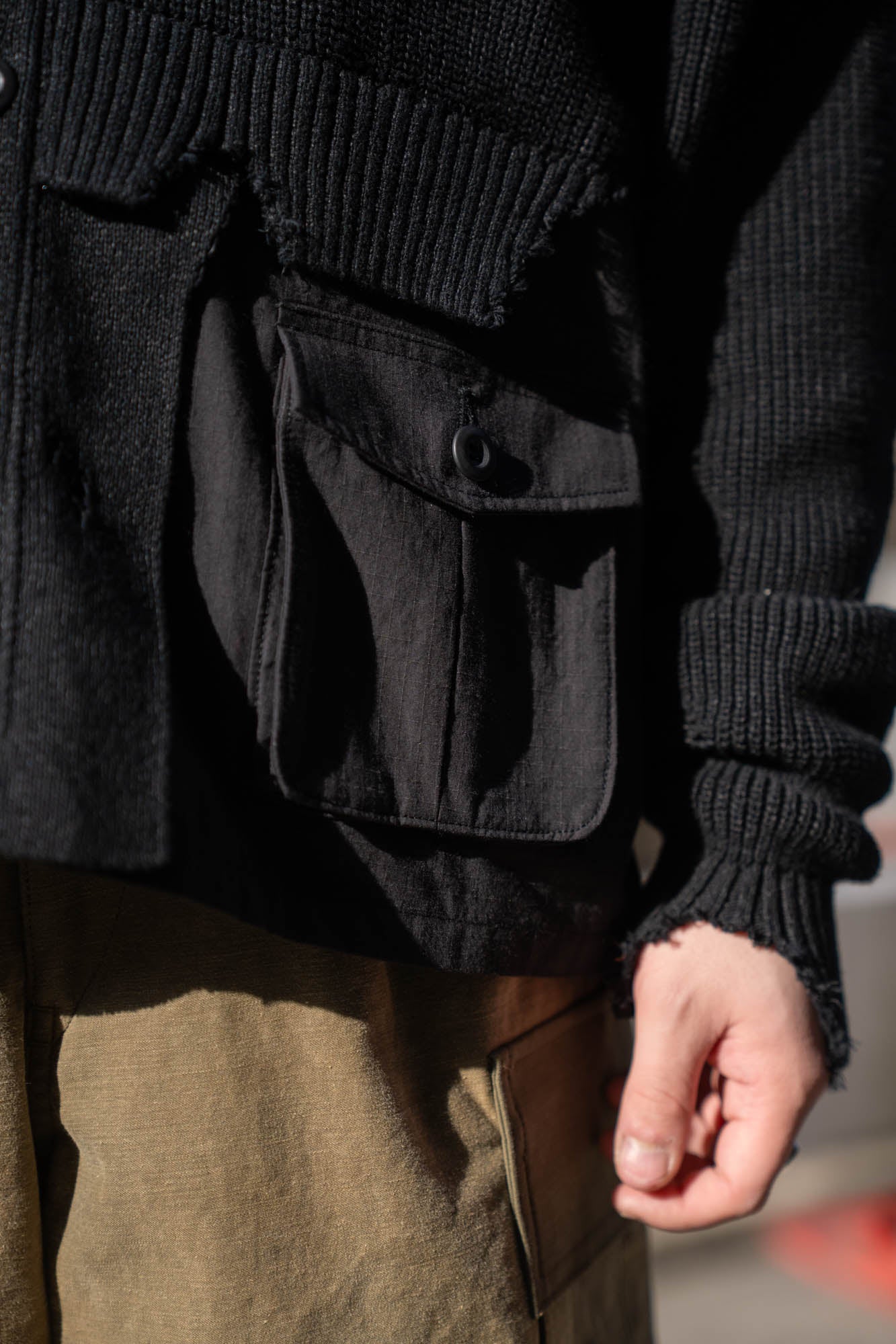 Destroyed Knit Cardigan