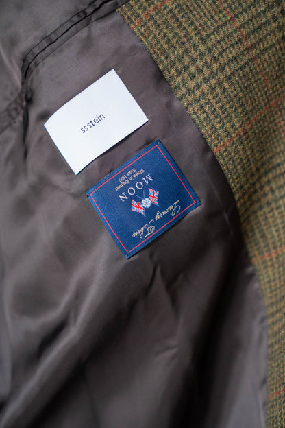 BRITISH TWEED RAGLAN SLEEVE BALMACAAN COAT(ST.1536)