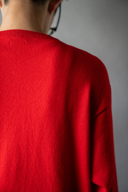 Wool knit cardigan for sign