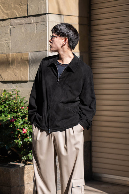 sheep suede light blouson