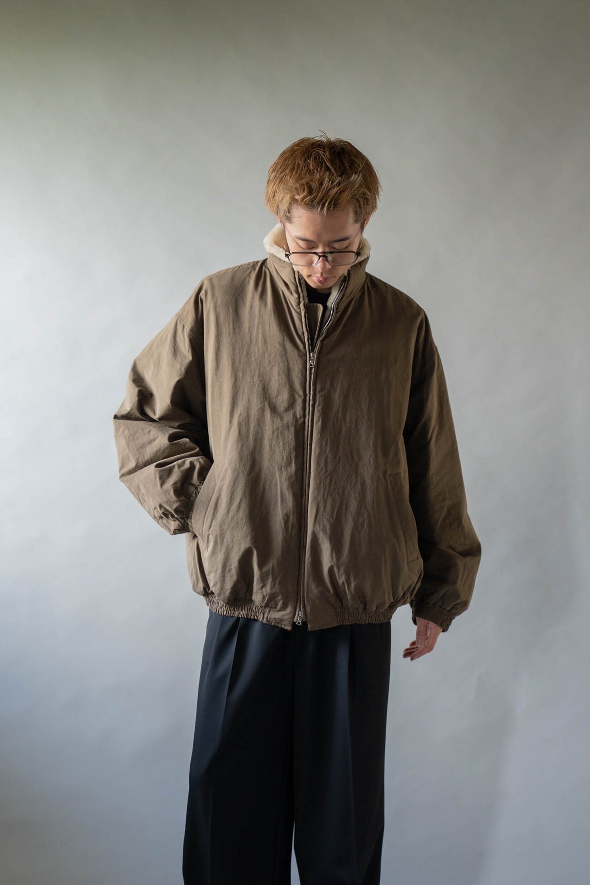 MOUTON INNER REVERSIBLE PADDED JACKET(ST.1556)