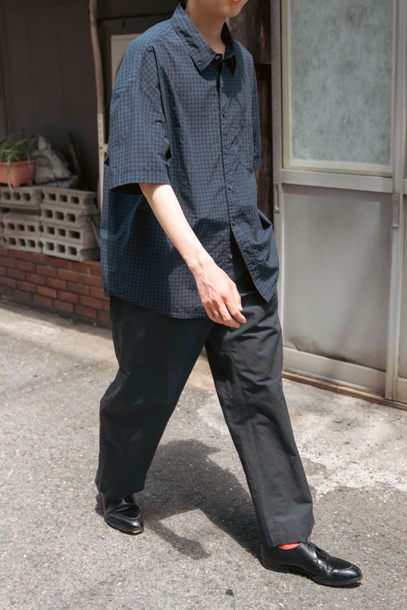 Huge Gingham Check Shirt