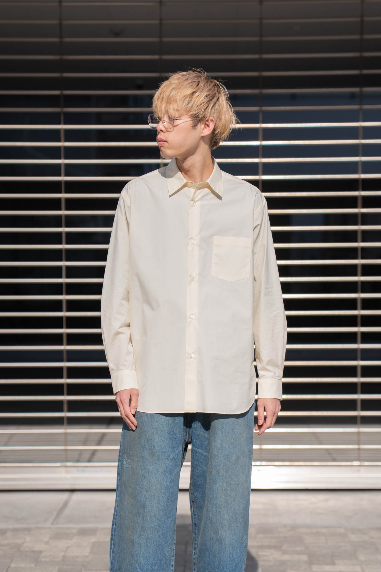 SUVIN COTTON OVERSIZED REGULAR COLLAR SHIRT(ST.1491)
