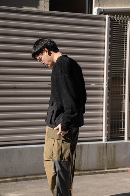 Destroyed Knit Cardigan