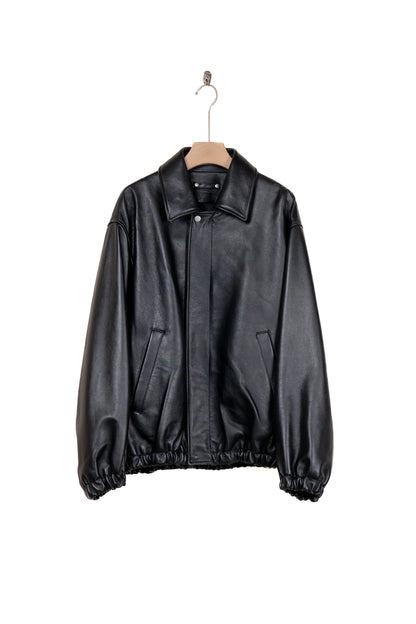 LEATHER ZIP SHORT JACKET