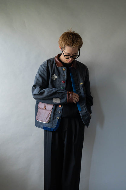 Vintage-finished work jacket