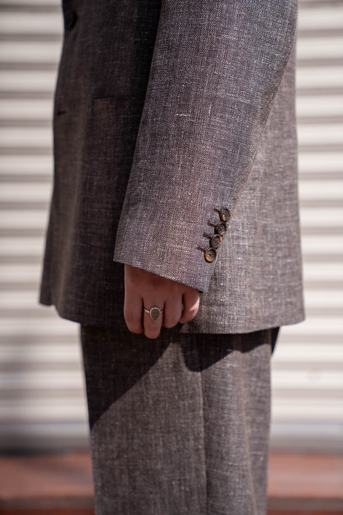 WOOL LINEN 2B JACKET – sign | サイン