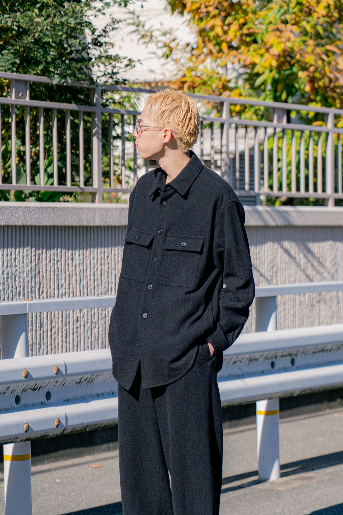 Wool Serge Shirts Jacket