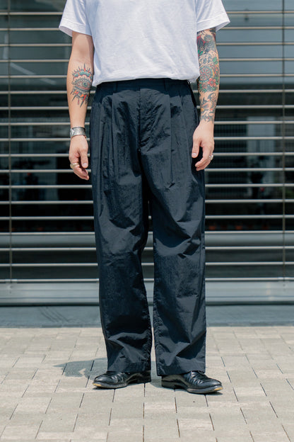 WINDPROOF NYLON WIDE EASY TROUSERS(ST.1278)