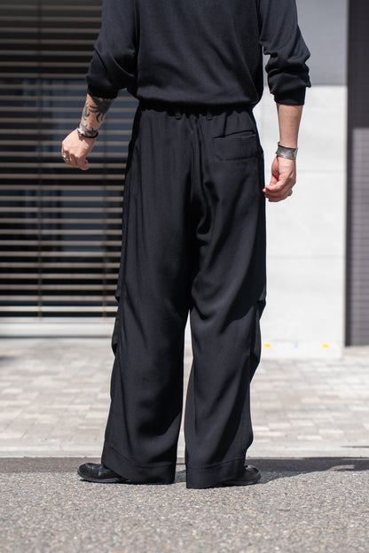 CARGO PANT IN RAYON TRICOTINE